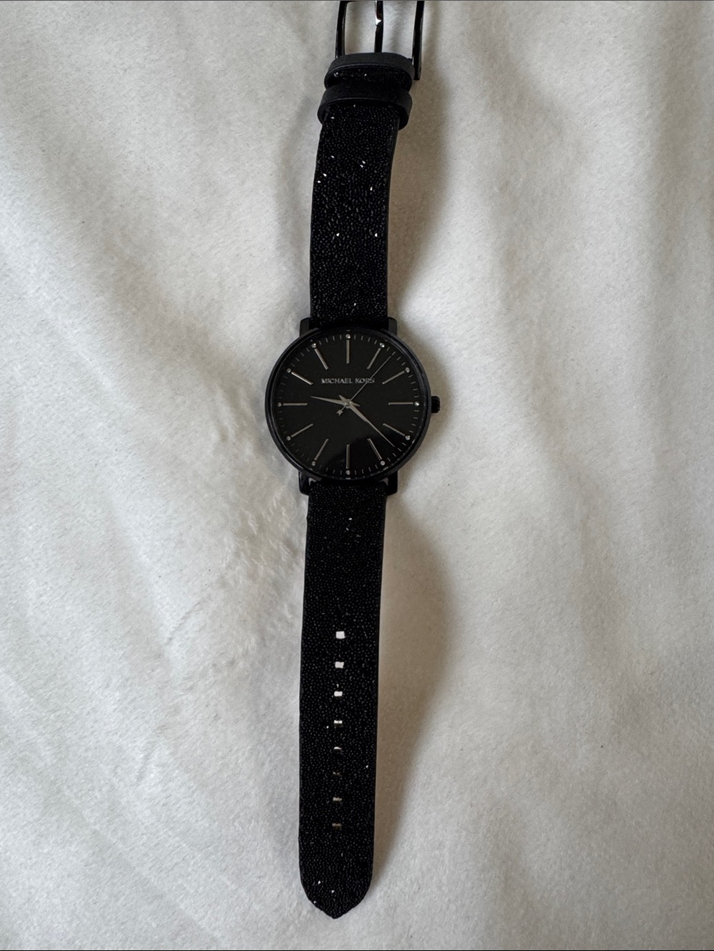 Michael Kors Black Sparkle Pyper Dial Watch